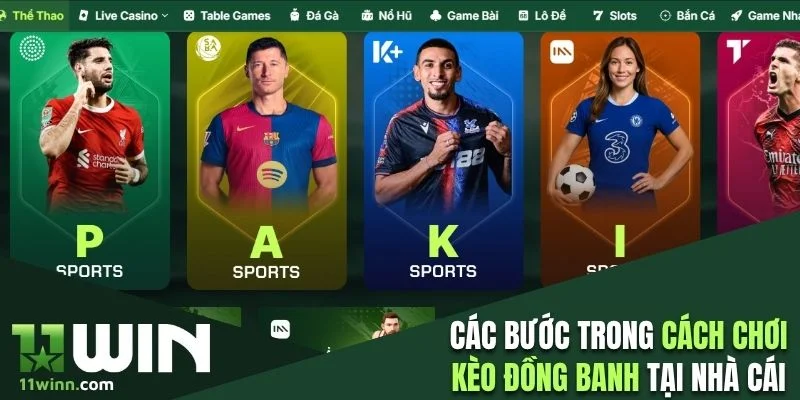 Các bước trong cách chơi kèo đồng banh tại nhà cái