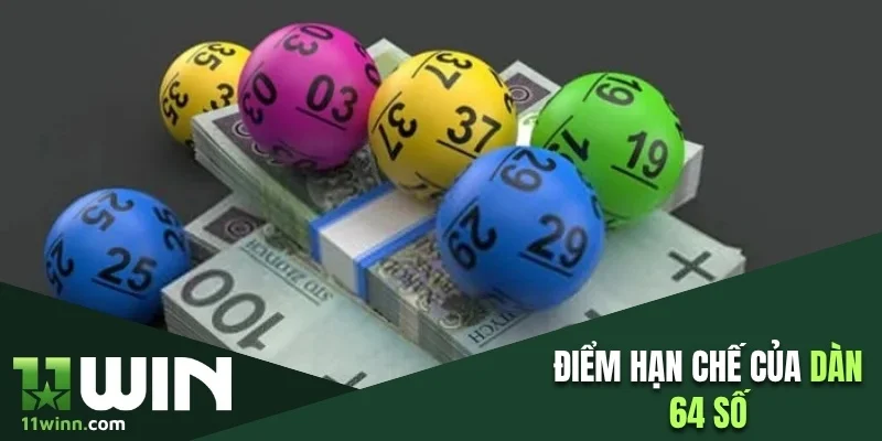 Điểm hạn chế của dàn 64 số